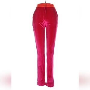 Macarena: Red Women's Velvet Pants